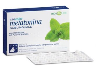 Bios line vitacalm melatonina sublinguale 60 compresse 1 mg