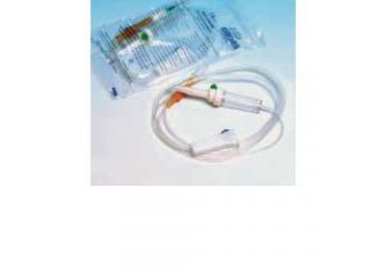 Set sterile per infusione in materiale anallergico con para e roller. confezione singola