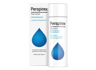 Perspirex foot lotion antitraspirante lozione trasparente sudorazione e cattivo odore piedi 100 ml