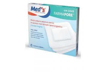 Meds pore medicazione adesiva 5x7cm 5 pezzi