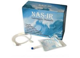 Soluzione fisiologica isotonica sterile nasir in scatola con10 sacche versione luer lock da 250ml