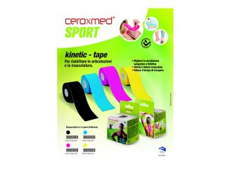 Ceroxmed sport kinetic tape blu 1 pezzo