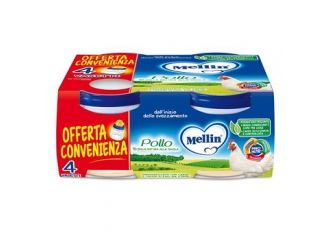 Mellin omogeneizzato pollo 4x80 g