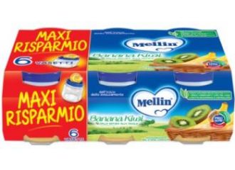 Mellin omogeneizzato banana kiwi 6 x 100 g