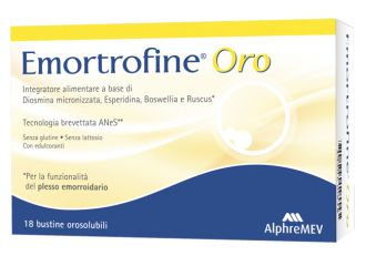 Emortrofine oro 18 bustine da 3 g