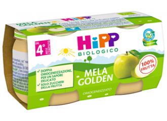 Hipp bio omogeneizzato mela golden 2 x 80 g