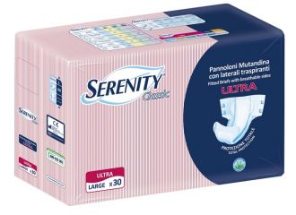 Pannolone a mutandina serenity classic ultra aloe large 30 pezzi