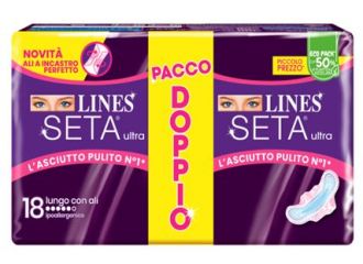 Lines seta ultra assorbenti lungo vp dwct 18 pezzi