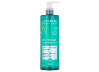 Aderma biology ac gel detergente schiumogeno purificante 400 ml