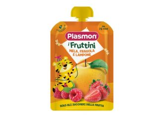 Plasmon i fruttini mela fragola e lampone 130 g