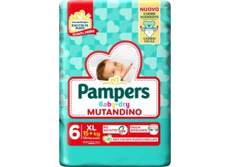 Pampers baby dry pannolino mutandina xl small pack 14 pezzi