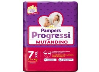 Pampers progressi mutandino xxl 15 pezzi