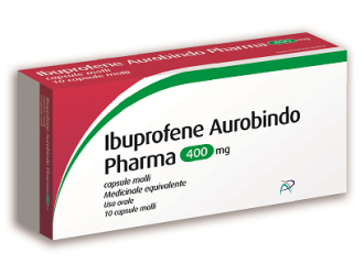 Ibuprofene 400mg 10 cps auro