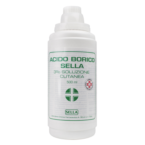 Acido Borico Sella 3% Soluzione Cutanea Flacone 500 ml